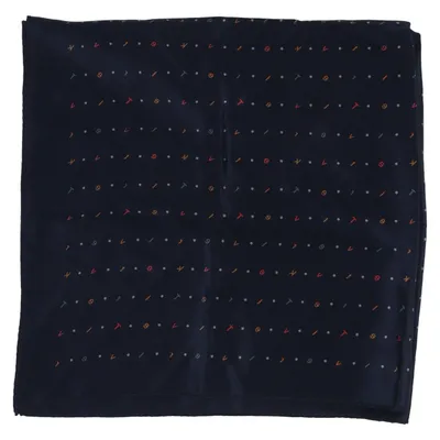 Zakdoek (Blauw, Meerkleurig) van Tele2 Zijde