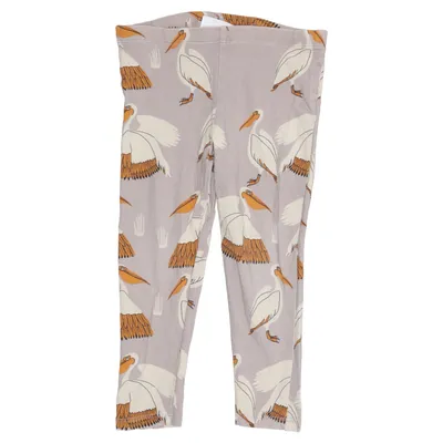 Leggings (Grå, Flerfärgad) från Mini Rodini Elastan, Ekologisk bomull
