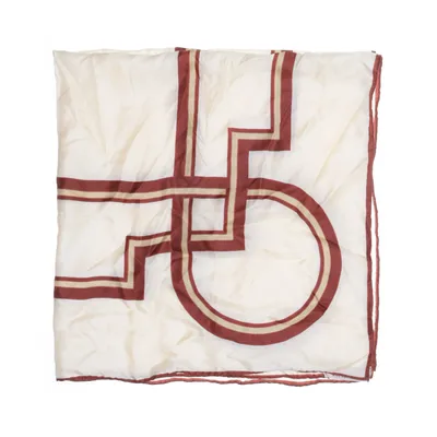 Scarf (Beige, Flerfärgad) från Helena Rubinstein Silke