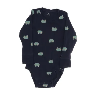 Body (Blå, Flerfarvet) fra Lindex Baby Elastan, Bomuld
