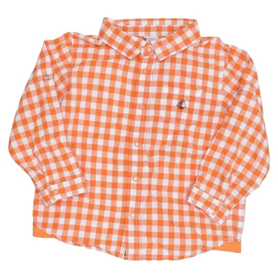 Shirt (Oranje, Wit) van Petit Bateau Katoen