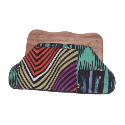 Aftonväska (Svart, Flerfärgad) från Moda Pelle