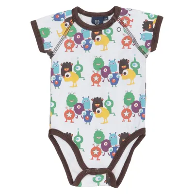 Body (White, Multicolored) from Ej Sikke Lej Cotton