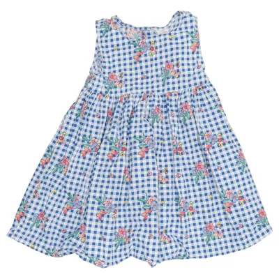 Dress (Blue, White, Multicolored) from LC Waikiki Baby Cotton