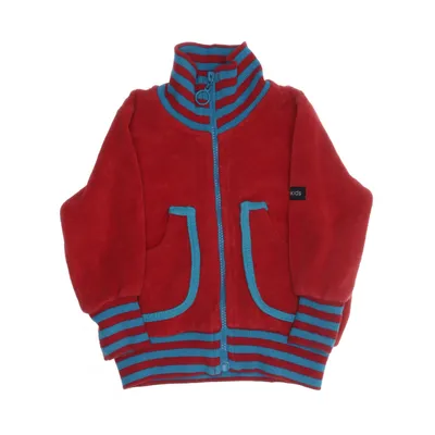 Fleecejacka (Röd, Blå) från MoonKids Bomull, Polyester