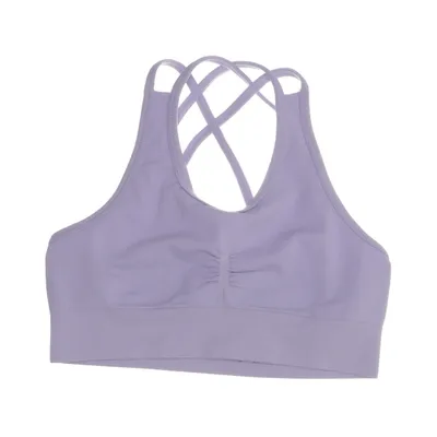 Brassière (Violet) de Energetics Élasthane, Polyester recyclé