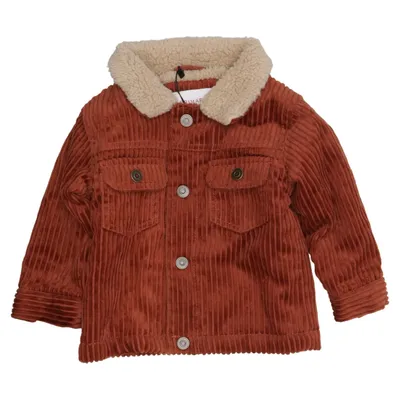 Veste (Marron, Beige) de Primark Coton, Fausse fourrure, Polyester
