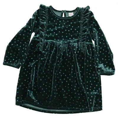 Robe (Vert) de H&M Baby Élasthane, Polyester