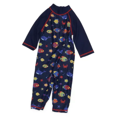 UV beschermende kleding (Blauw, Meerkleurig) van Mothercare Elastaan, Polyester