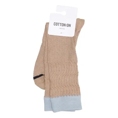 Strømper (Beige, Blå) fra Cotton On Bomuld, Elastan, Polyester
