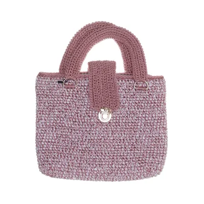 Håndtaske (Pink, Hvid)