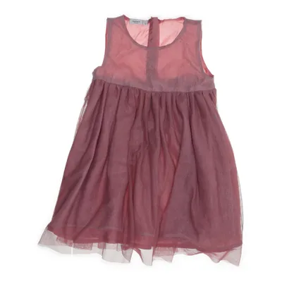 Brudnäbbsklänning (Rosa) från Name It Minimize Metallfiber, Polyamid, Polyester