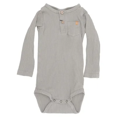 Body (Gris) de Lil' Atelier Élasthane, Coton biologique