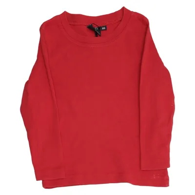Long sleeve T-shirt (Red) from Kids Skill Cotton
