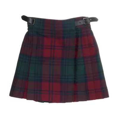 Skirt (Red, Multicolored) from James Pringle Weavers Polyester