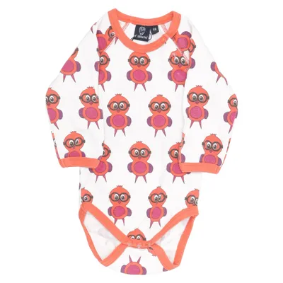 Body (Vit, Orange, Lila) från Ej Sikke Lej Bomull