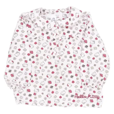 Blouse (Wit, Meerkleurig) van H&M x Hello Kitty Katoen