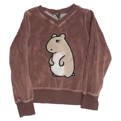 Sweatshirt (Brown) from Me&i Cotton, Polyester