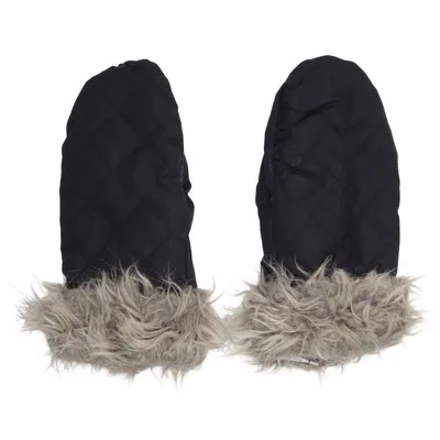 Moufles (Noir) de Thermolite Acrylique, Polyester