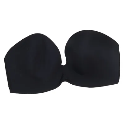 Stropløs BH (Sort) fra Wonderbra Elastan, Polyamid, Polyester