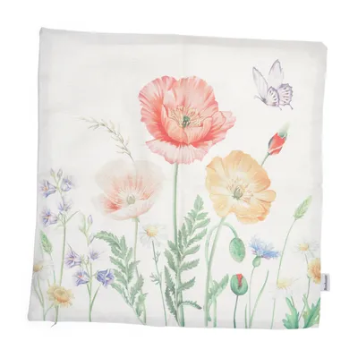 Cushion cover (Beige, Multicolored) from Bonhause Polyester