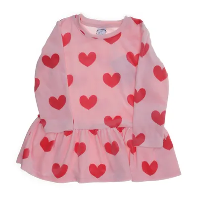 Klänning (Rosa, Röd) från Lindex Kids Elastan, Polyester