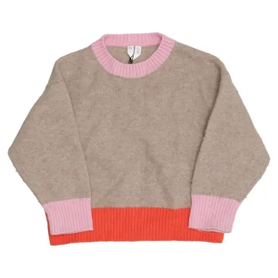 Sweater (Beige, Pink, Orange, Flerfarvet) fra Arket Uld