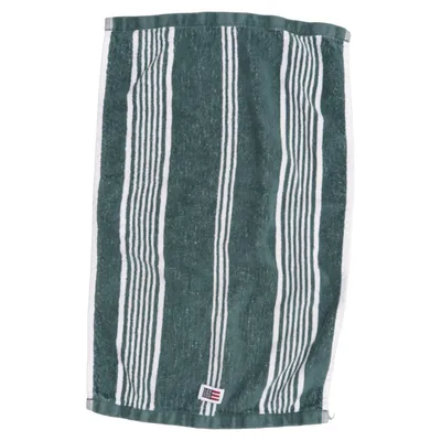 Handdoek (Groen, Wit) van Lexington Katoen