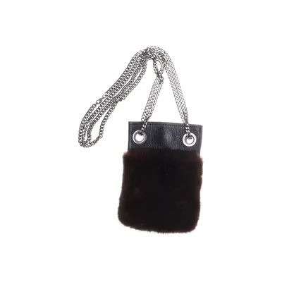Shoulder-bag (Brown, Black) from Oh! by Kopenhagen Fur Leather, Fur