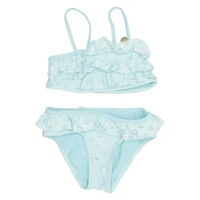 Bikini (Turquoise) van H&M Polyester, Elastaan