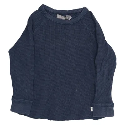 T-shirt à manches longues (Bleu) de Åhléns Coton biologique