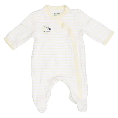 Rompers (Yellow, White) from Kiabi Organic cotton