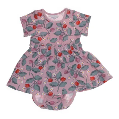 Body (Rosa, Flerfärgad) från Polarn O. Pyret Elastan, Ekologisk bomull