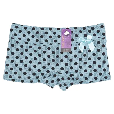 Culotte (Bleu, Noir) de Fine Woman Coton, Élasthane, Polyamide
