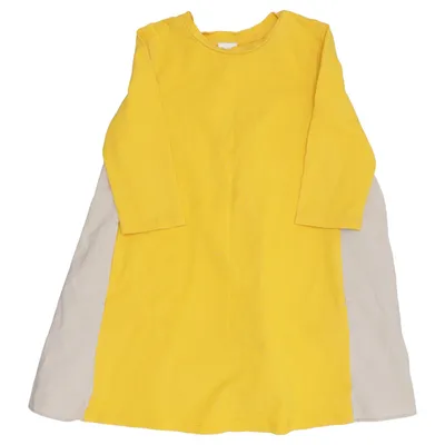 Dress (Yellow, Beige) from COS Cotton, Elastane