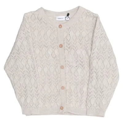 Cardigan (Beige) fra Name It Økologisk bomuld