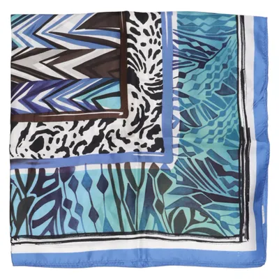 Neckerchief (Blue, White, Black) from Beline Silk