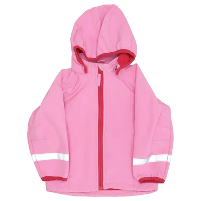 Softshell jacket (Roze) van Playshoes Elastaan, Polyester