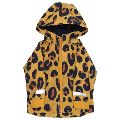 Regenjack (Geel, Zwart, Bruin) van Lindex Kids Elastaan, Polyester