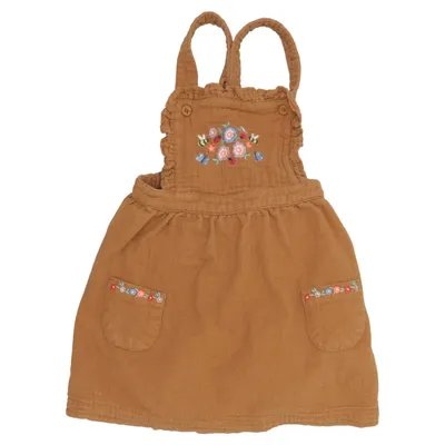 Tuinjurk (Bruin, Meerkleurig) van Babyboden Katoen, Polyester