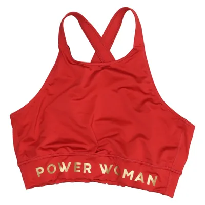 Brassière (Rouge) de Power Woman Élasthane, Polyester
