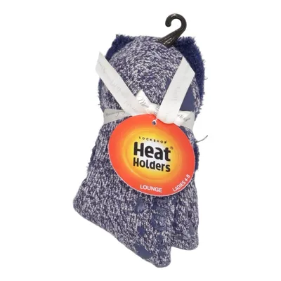 Knit socks (Blue) from Heat Holders Acrylic, Elastane, Polyamide, Polyester
