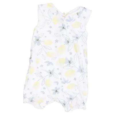 Barboteuse (Blanc, Jaune, Bleu) de So Cute Coton