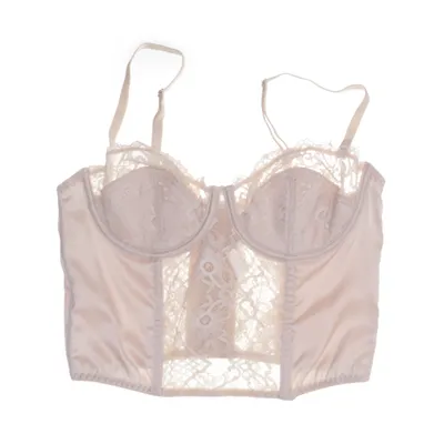 Bustier (Beige) van Urban Outfitters Katoen, Elastaan, Polyamide, Polyester