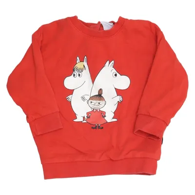 Sweatshirt (Rood) van Moomin by Lindex Katoen, Elastaan
