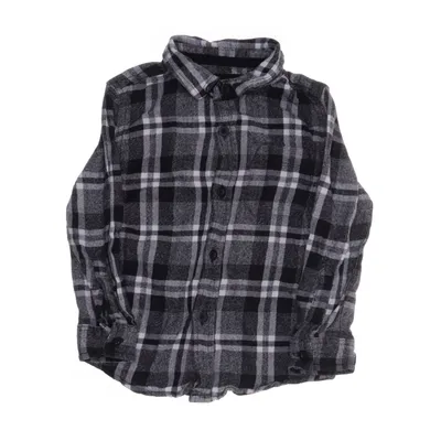 Flanellskjorta (Grå, Vit, Svart) från Rebel by Primark Bomull