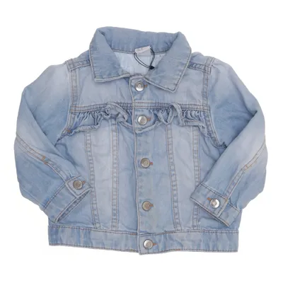 Spijkerjas (Blauw) van H&M Katoen, Elastaan