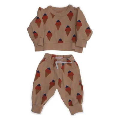 Tenue d'intérieur (Beige, Multicolore) de Tinycottons Coton, Élasthane