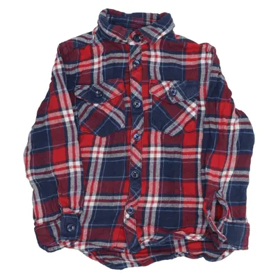Flannel shirt (Red, Blue, White) from Rebel by Primark Cotton