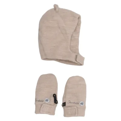 Accessoarset (Beige) från Sterntaler Merinoull